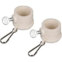 BESTONZON - Juego de 2 anillos de montaje giratorios de 360 grados para bandera de Reino Unido de 0.75-1.02 pulgadas de…